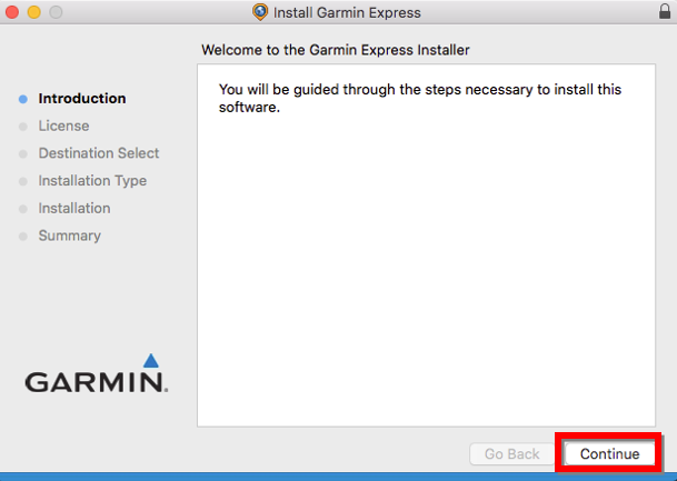 Garmin express installer dmg windows 7